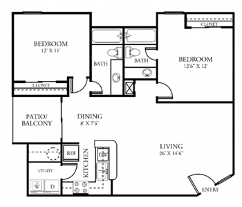 2B floor plan